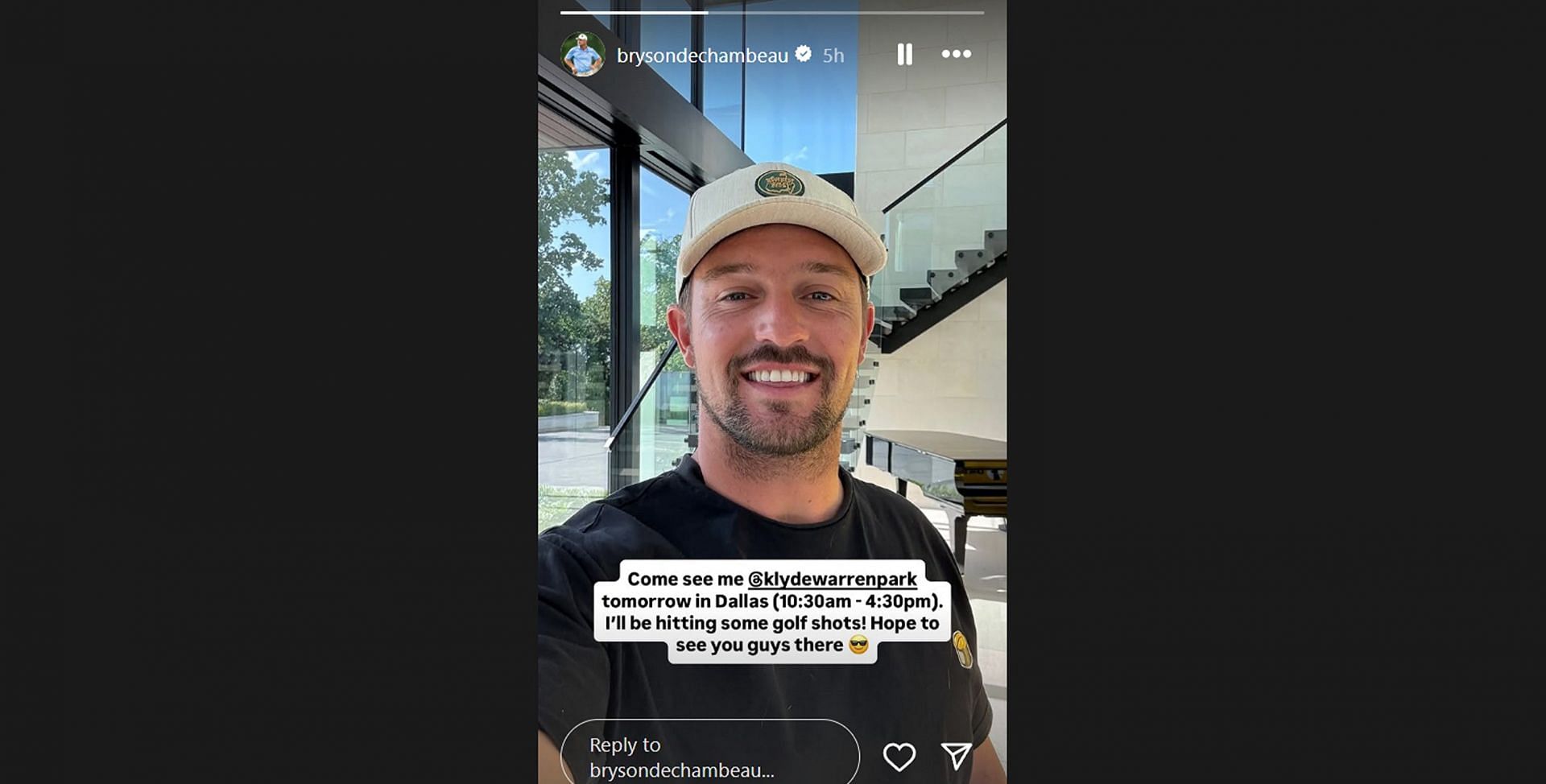 Bryson DeChambeau shares an exciting news with his fans ahead of LIV Golf Dallas/@brysondechambeau